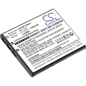 Baterie Cameron Sino CS-NP120CA pro Casio Exilim EX-S200BE - neoriginální