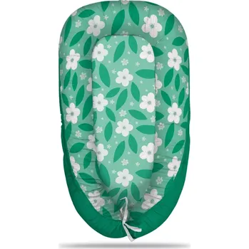 Hnízdečko pro miminko Sablio Hnízdečko pro miminko Bílé květy s lístky