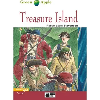 Anglický jazyk Treasure Island, w. Audio-CD - Stevenson, Robert Louis [EN] (2016, Brožovaná, Klett Sprachen)