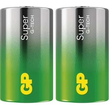 Článková baterie Baterie GP Super Alkaline LR20 (velké mono, D) 2ks