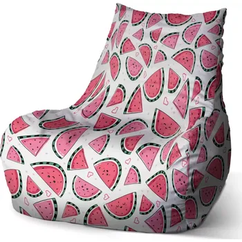 Sedací pytel Sablio Sedací vak Bean Vodní meloun - 60 x 70 x 70 cm