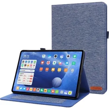 Pouzdro na tablet VSECHNONAMOBIL 35159 FABRIC zaklapovací obal pro Xiaomi Pad 5 / Xiaomi Pad 5 Pro modrý
