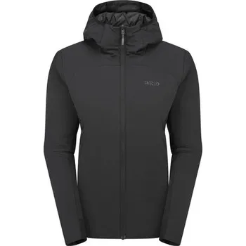 Rab Wmns Xenair Alpine Flex Insulated Jacket, Black - lehká izolační bunda s kapucí S + Doprava zdarma