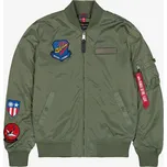 Bunda Alpha Industries Basic MA-1 TT - zelená M
