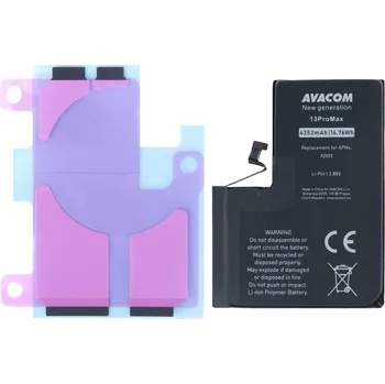 Baterie pro mobilní telefon Baterie pro Apple iPhone 13 Pro Max, Li-Ion 3,85V 4352mAh (náhrada A2653)