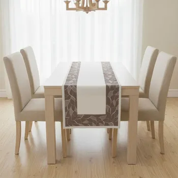 Ubrus celoroční, Iris, hnědý