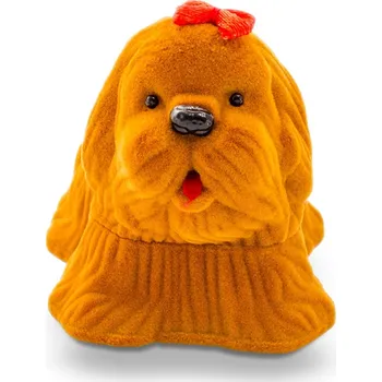 Dárková krabička Semišová dárková krabička Pejsek KDET5 Beneto Exclusive