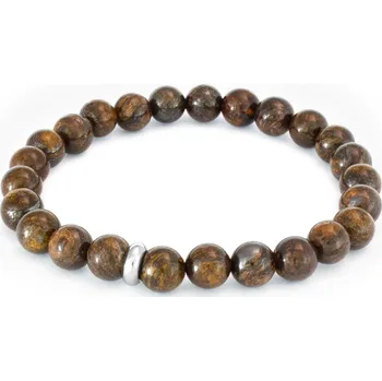 Náramek Korálkový náramek z bronzitu MINK127/20 Agato
