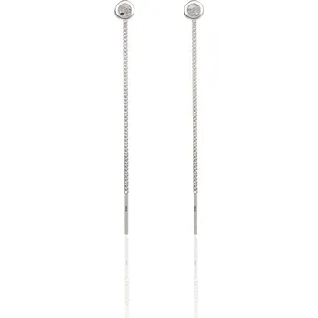 Náušnice Elegantní stříbrné náušnice s topazy TOPAGUV2717 Beneto Exclusive
