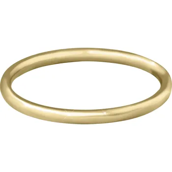 Prsten Pozlacený minimalistický prsten z oceli Gold Troli / Obvod: 55 mm - 55 mm