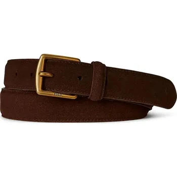Opasek Semišový pásek Polo Ralph Lauren 405978787 hnědá 89X, vel. 100
