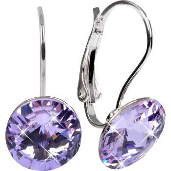 Náušnice Elegantní náušnice Rivoli Violet Levien