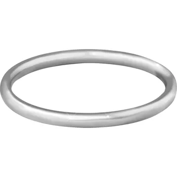 Prsten Něžný minimalistický prsten z oceli Silver Troli / Obvod: 55 mm - 55 mm