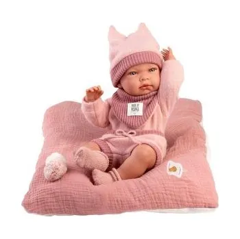 Panenka Lalka winylowa bobas Nica z poduszką 40cm (pl, 2000, Llorens)