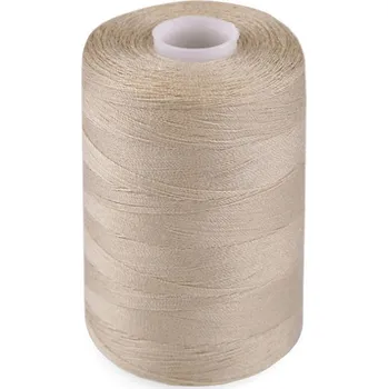 Nit Polyesterové nitě pro overlocky i klasické šití NTF 40/2 1000 m, malé, 868 přírodní stř.