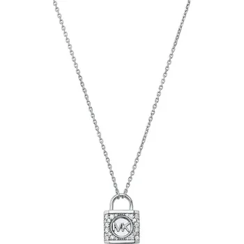Náhrdelník Fashion stříbrný náhrdelník se zirkony Kors MK MKC1629AN040 (řetízek, přívěsek) Michael Kors