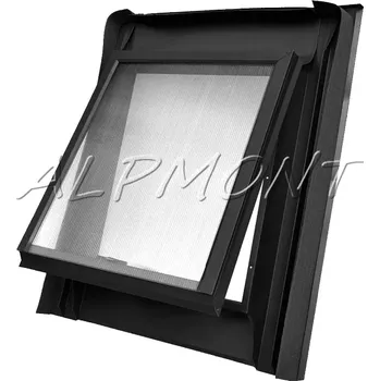 Střešní okno KMB ROTA kovové - 600x600 mm černé