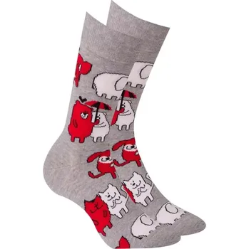 Pánské ponožky VZOROVANÉ PONOŽKY U04.156 ceylan 30-34