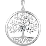 Stříbrný přívěsek Strom života se zirkony AGT-H02W Agato