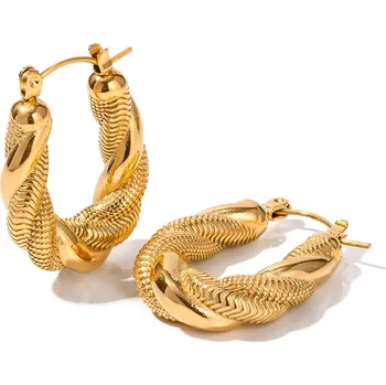 Náušnice Luxusní pozlacené náušnice kruhy VAAJDE202010G Troli