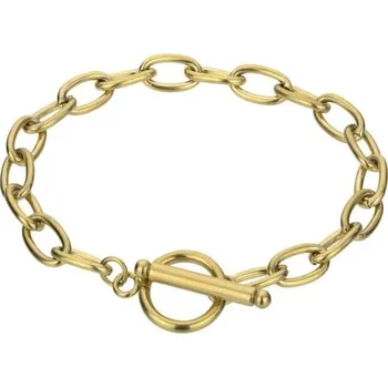 Náramek Pozlacený řetízkový náramek Raegan Gold Bracelet MCB23064G Marc Malone