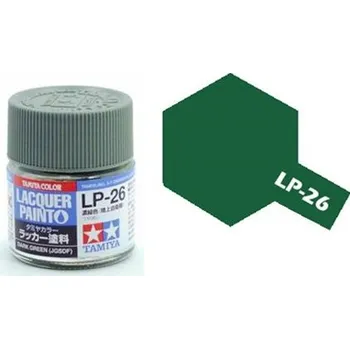 Modelářská barva Tamiya Lacquer LP-26 Dark Green JGSDF/Zelená 10ml