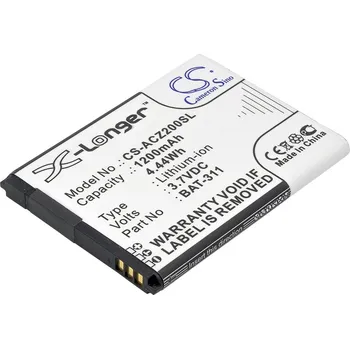 Baterie pro mobilní telefon Baterie Cameron Sino CS-ACZ200SL za Acer BAT-311(1ICP5/43/55) - neoriginální