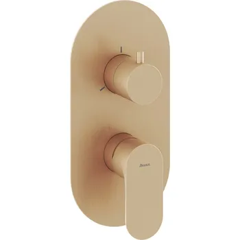 Vodovodní baterie RAVAK Baterie Ravak Eleganta EL 068.00 RB F podomítková 3-cestná, bez tělesa, růžové zlato, X070371 X070371