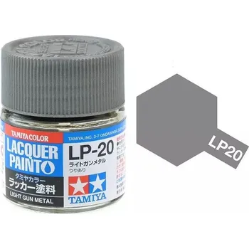 Tamiya Lacquer LP-20 Light Gun Metal 10ml