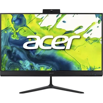Stolní počítač ACER PC AiO Aspire C24-2G_LubC5120U_65W,Core5 120U,23.8" FHD,8GB,512GB SSD,UHD,Linux,Black