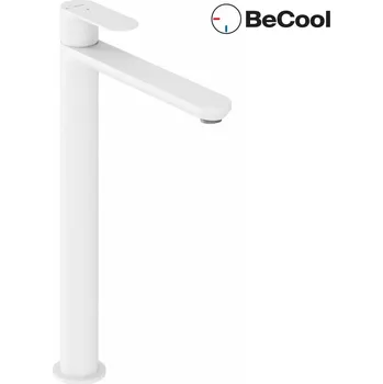 Vodovodní baterie RAVAK Baterie Ravak Eleganta EL015.00 umyvadlová, stojánková 335 mm s funkcí BeCool, bez výpusti, bílá mat, X070420 X070420