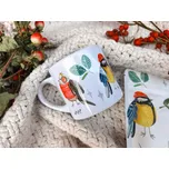 ePiPí Keramický hrnek na espresso - Ptáčci v zimě