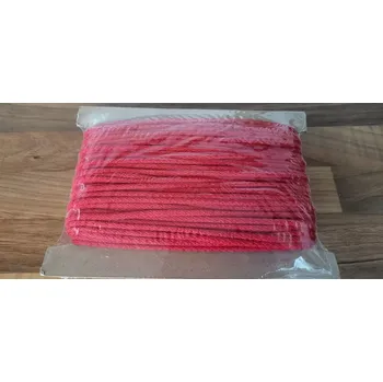 Železářství Bavlna 4 mm - 50 m - ČERVENÁ (Bavlna 4 mm - 50 m)