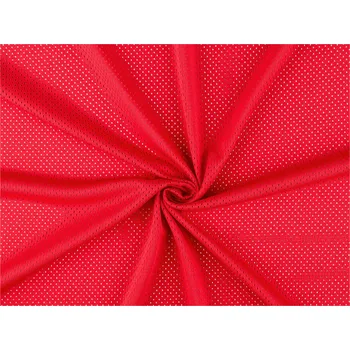 Oděvní síťovina úpletová, střední, 7 (4) červená