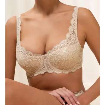 Podprsenka Dámská vyztužená podprsenka Amourette 300 WHP X tělová - Triumph YELLOW 70B