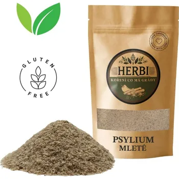 Koření Herbi Psyllium mleté, 100 g – přírodní vláknina pro podporu trávení
