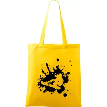 Snowboard splash - Taška bavlněná - 42 x 38 cm ( Žlutá )