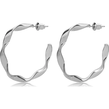 Náušnice Módní kruhové náušnice z oceli Troli