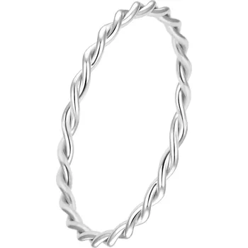 Prsten Minimalistický stříbrný kroucený prsten AGG315L Beneto / Obvod: 56 mm - 56 mm