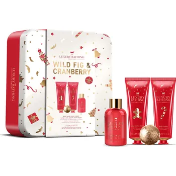 Kosmetická sada Dárková sada koupelové péče Fík & Brusinka The Luxury Bathing Company - 4 ks