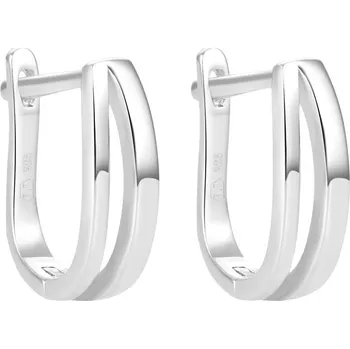 Náušnice Módní dámské stříbrné náušnice AGUC1466 Beneto