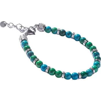 Náramek Pánský korálkový náramek s umělým chryzokolem MCGB5014 Marc Malone