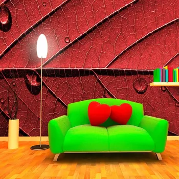 Tapeta Sablio Tapeta Červený list - 125x75 cm