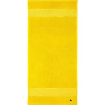 Ručník Bavlněný ručník Lacoste L LECROCO Jaune 50 x 100 cm žlutá barva 979909 11X