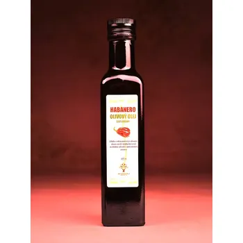 Rostlinný olej Výchozí Olivový olej s chilli Habanero 250 ml