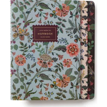 Zápisník Rifle Paper Co. Linkovaný zápisník Gracie – set 3 ks