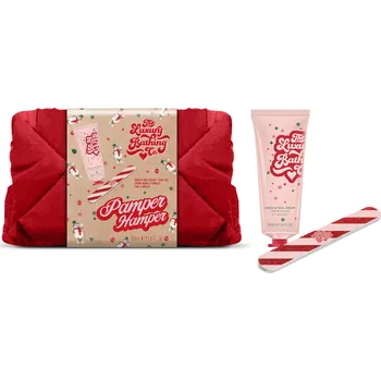 Kosmetická sada Mini dárková sada Vánoční cukrovinky, Kakao & Vanilka The Luxury Bathing Company - 2 ks