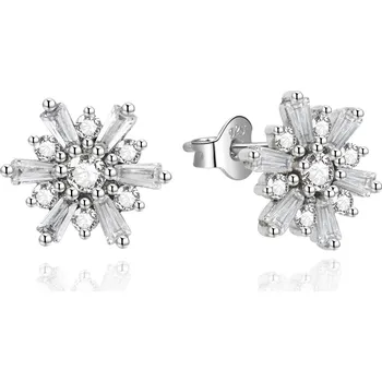 Náušnice Designové stříbrné náušnice se zirkony AGUP2726 Beneto