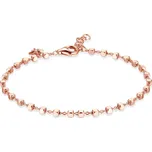 Bronzový kostičkový náramek na přívěsky Storie RZB018 Rosato