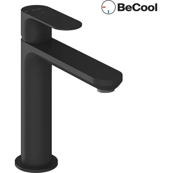 Vodovodní baterie RAVAK Baterie Ravak Eleganta EL012.00 umyvadlová, stojánková 170 mm s funkcí BeCool, bez výpusti, černá mat, X070411 X070411